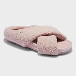 Dluxe By Dearfoams Slippers Women's Size Medium 7-8 No Sweat Comfort Memory Foam